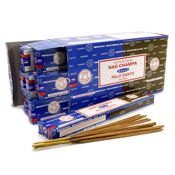 Благовония Satya Combo Nag Champa-Palo Santo 16 гр - Благовония - Благовония - Магазин бонгов бонгшоп.рф